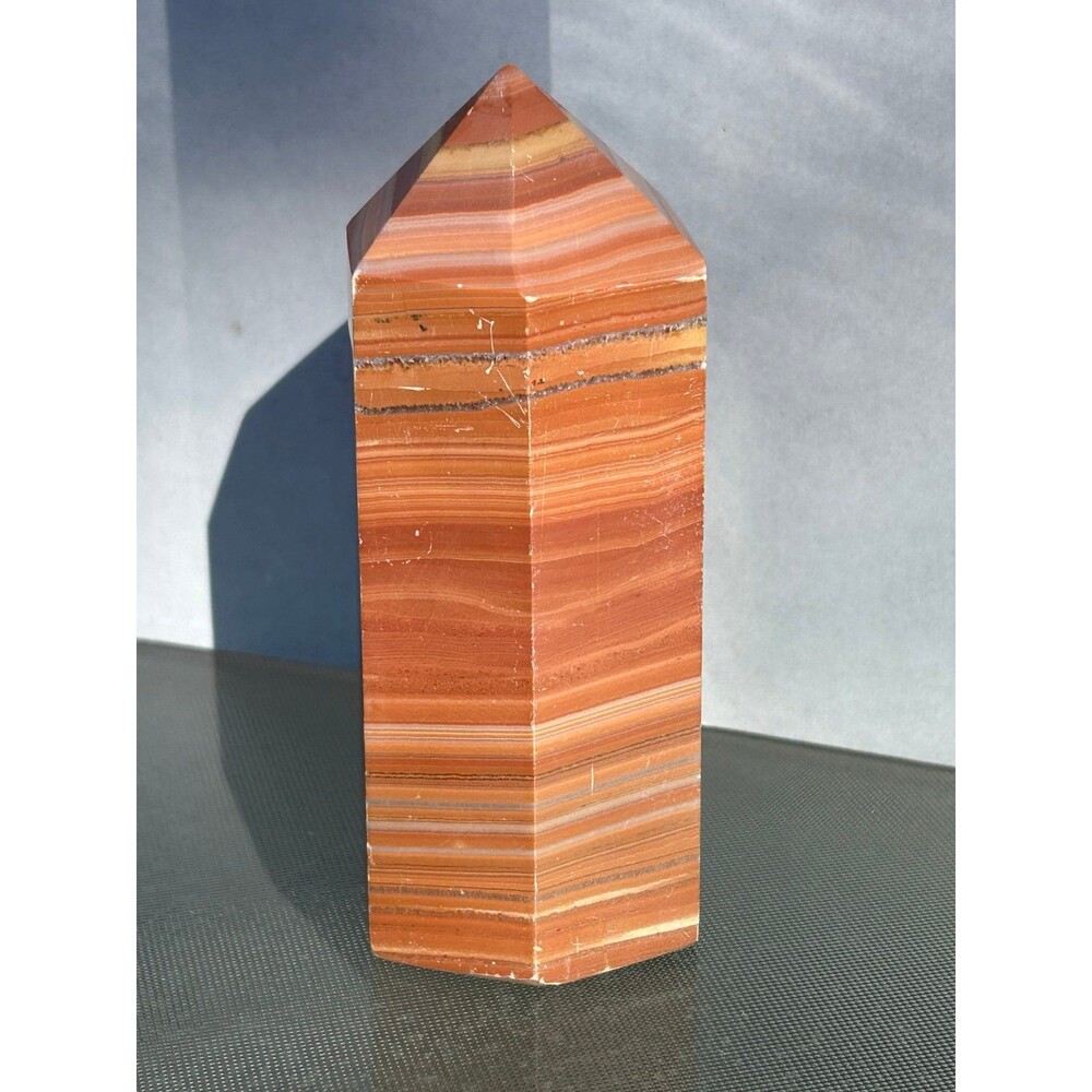 Banded Red Jasper Chunky Tower